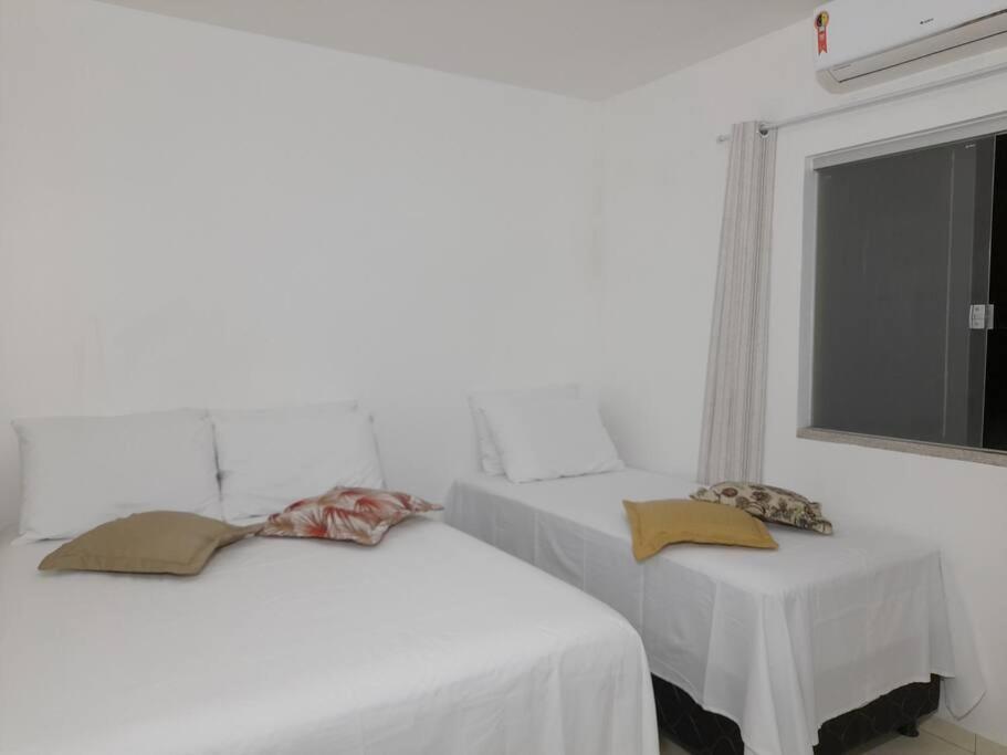 Apartamento Praia Coroa Vermelha Com Churrasqueira Santa Cruz Cabrália Kültér fotó